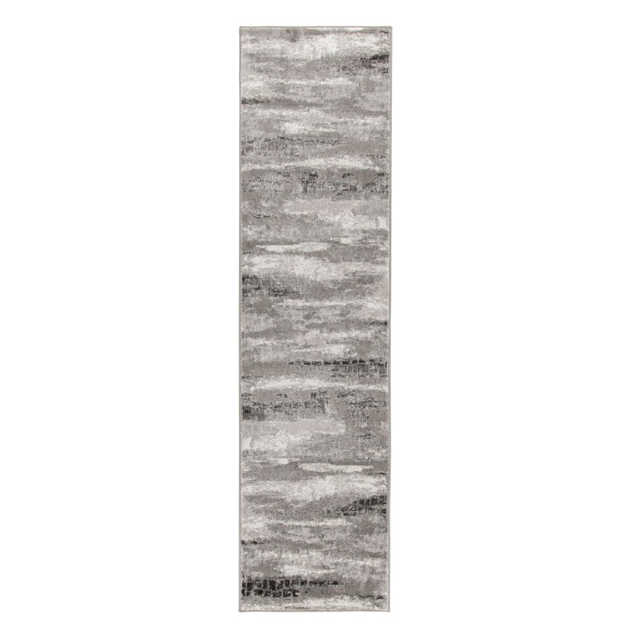 Rugs & Curtains * | Cheap Online (A479) Camden Canbera Neutral Abstract Runner, 2 6