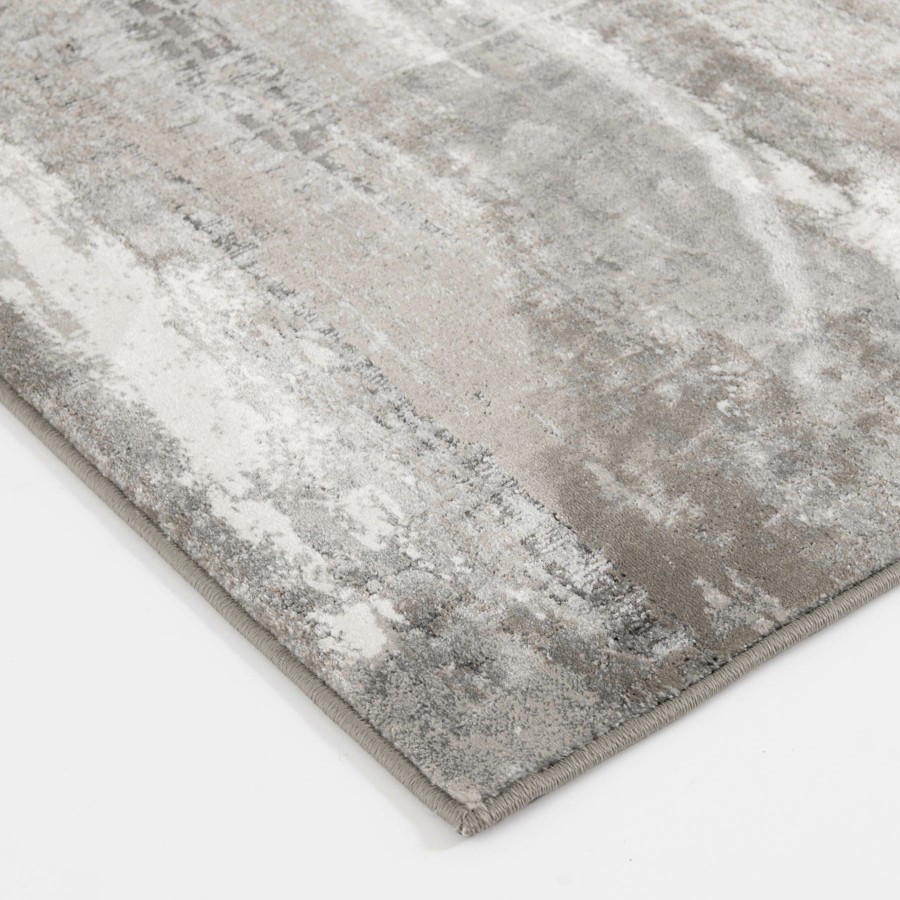 Rugs & Curtains * | Cheap Online (A479) Camden Canbera Neutral Abstract Runner, 2 6