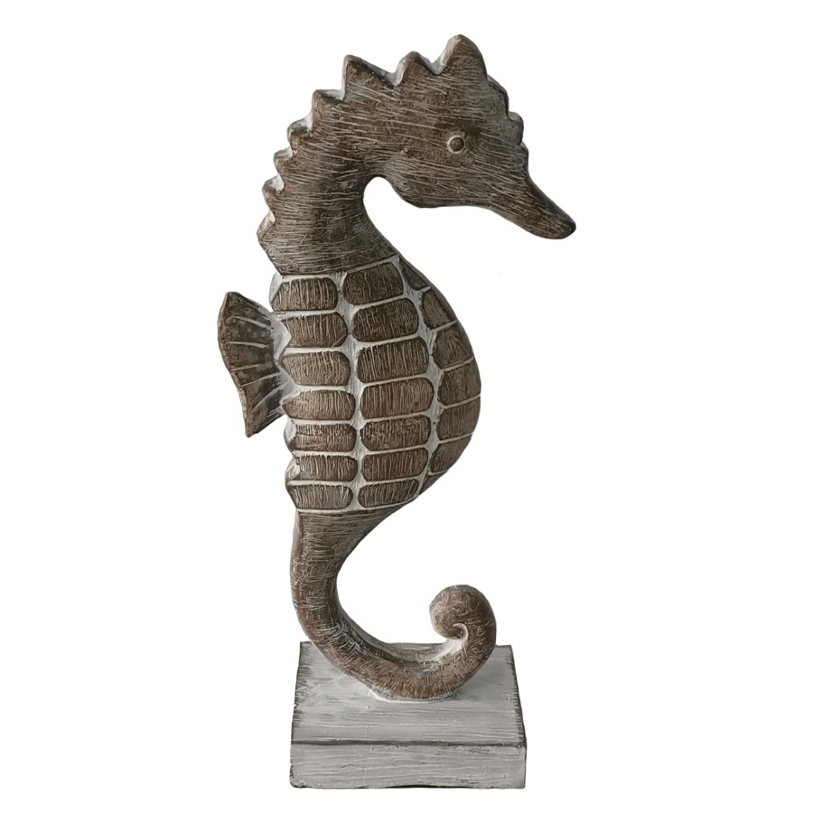 Home Accents * | Discount Sale Ty Pennington Seahorse Decor, 13.6