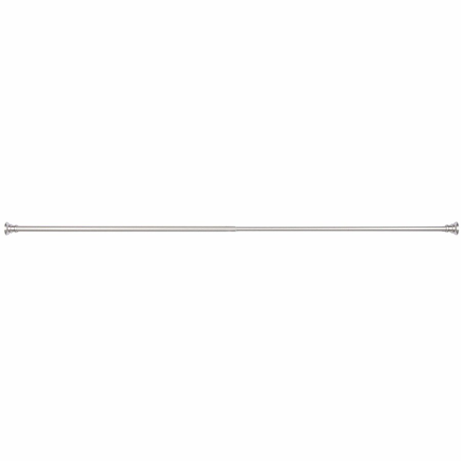 Rugs & Curtains * | Closeout Sale 28-48 Nicholas Nickel Window Tension Rod 5/8