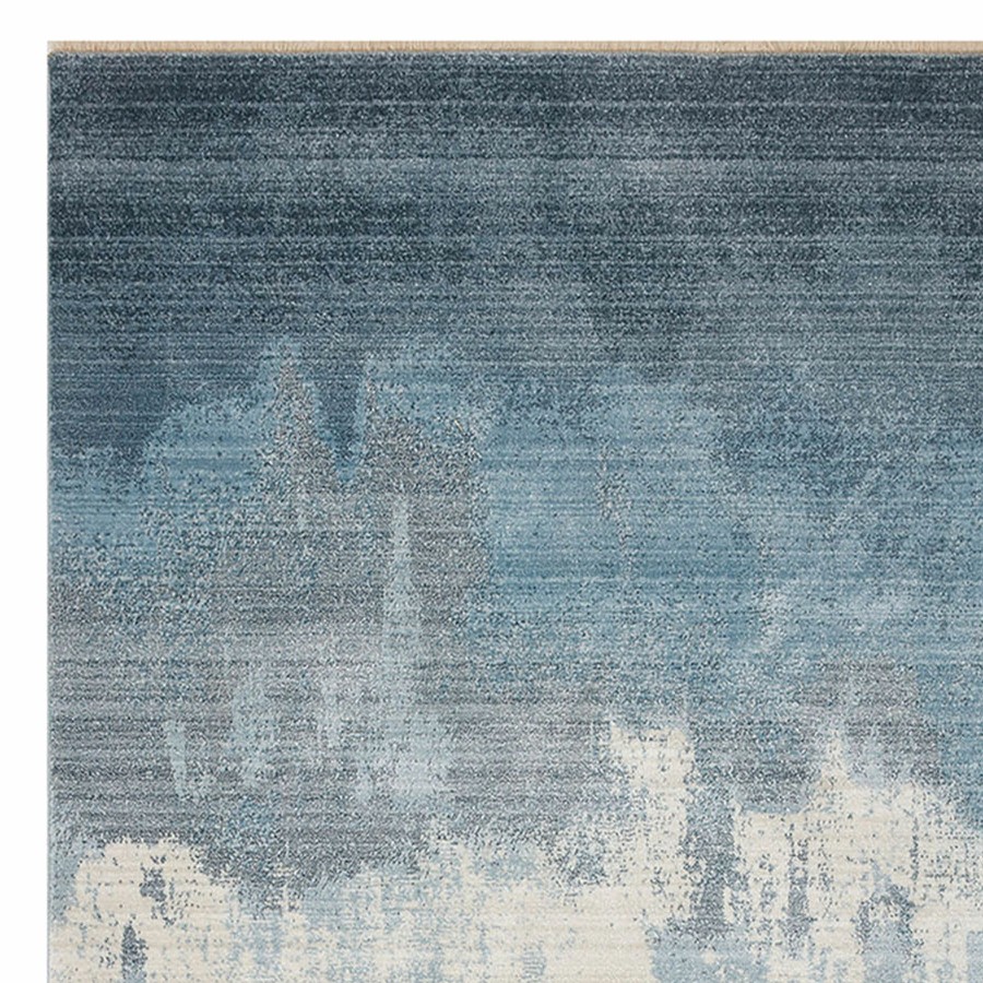 Rugs & Curtains * | Closeout Sale (B763) Ty Pennington Cypress Blue Ombre Accent Rug, 3 5