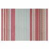 Rugs & Curtains * | Closeout Sale (E329) Mikayla Pink Multi-Colored Striped Outdoor Area Rug, 8 10