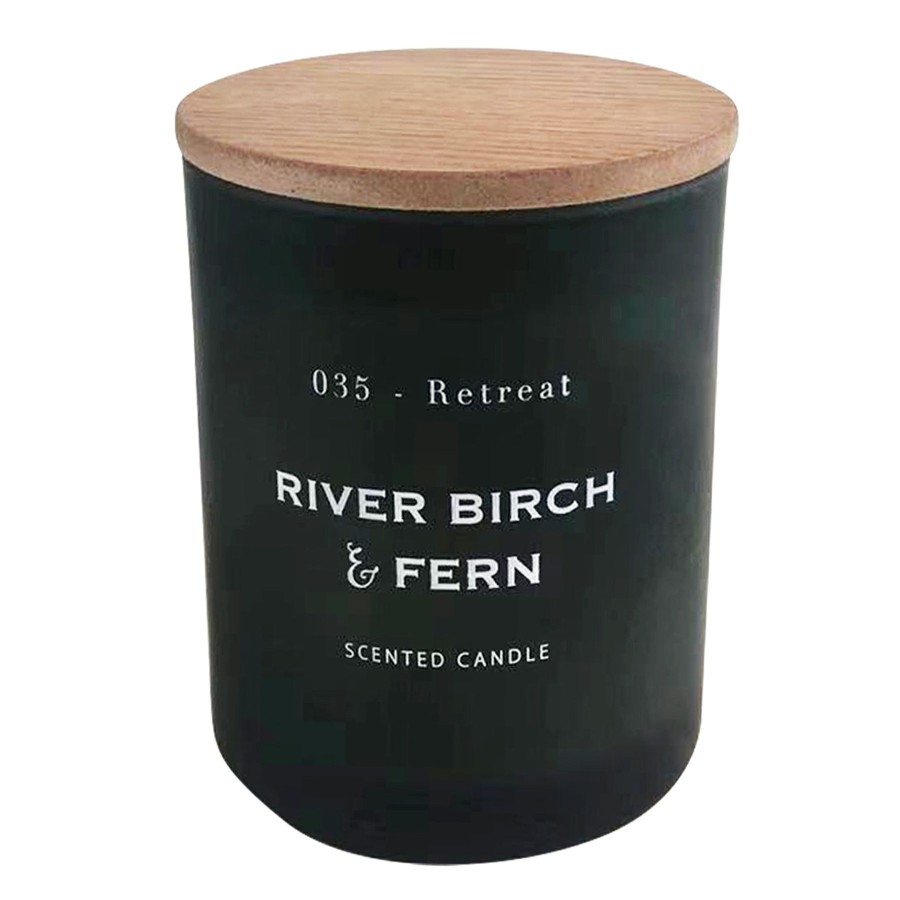 Candles & Home Fragrance * | Premium 035 River Birch & Fern Scented Jar Candle, 8Oz