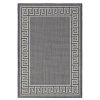 Rugs & Curtains * | Bargain Sale (E303) Dark Blue & Cream Greek Key Indoor & Outdoor Area Rug, 8 10