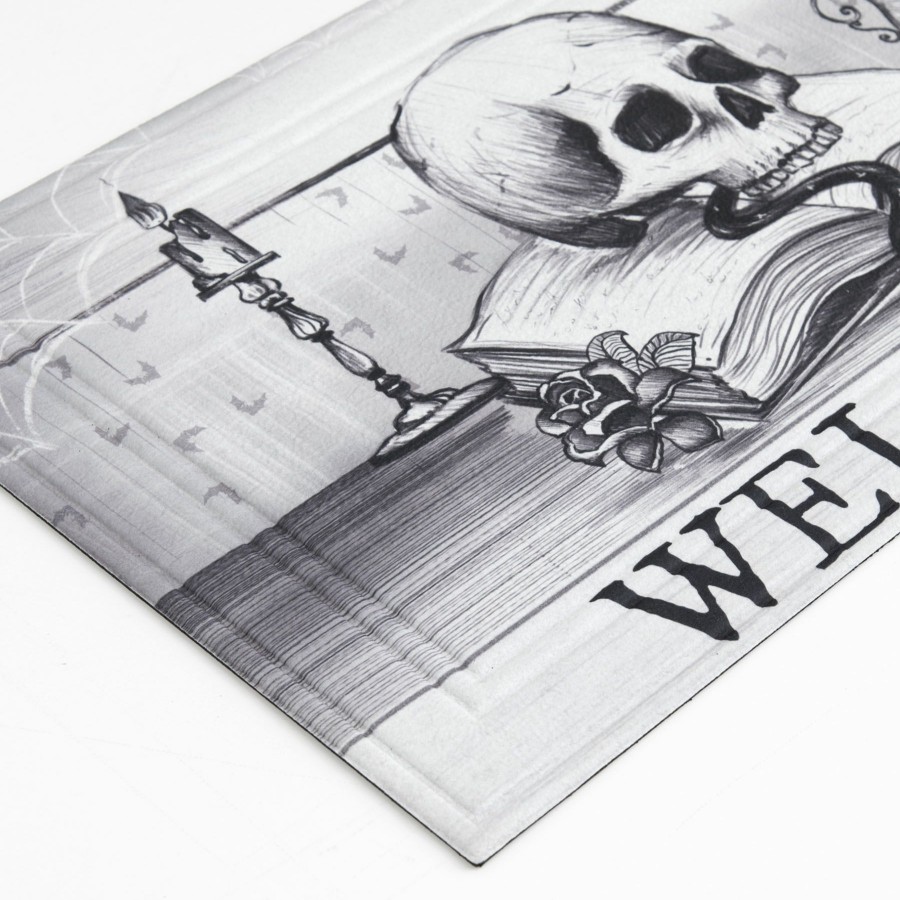 Rugs & Curtains * | Exclusive Design Welcome Skulls Halloween Selma Mat, 18 30