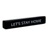 Home Accents * | Top Sellers 2X12 Lets Stay Home Block