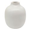 Home Accents * | Original White Ceramic Vase, 4.5