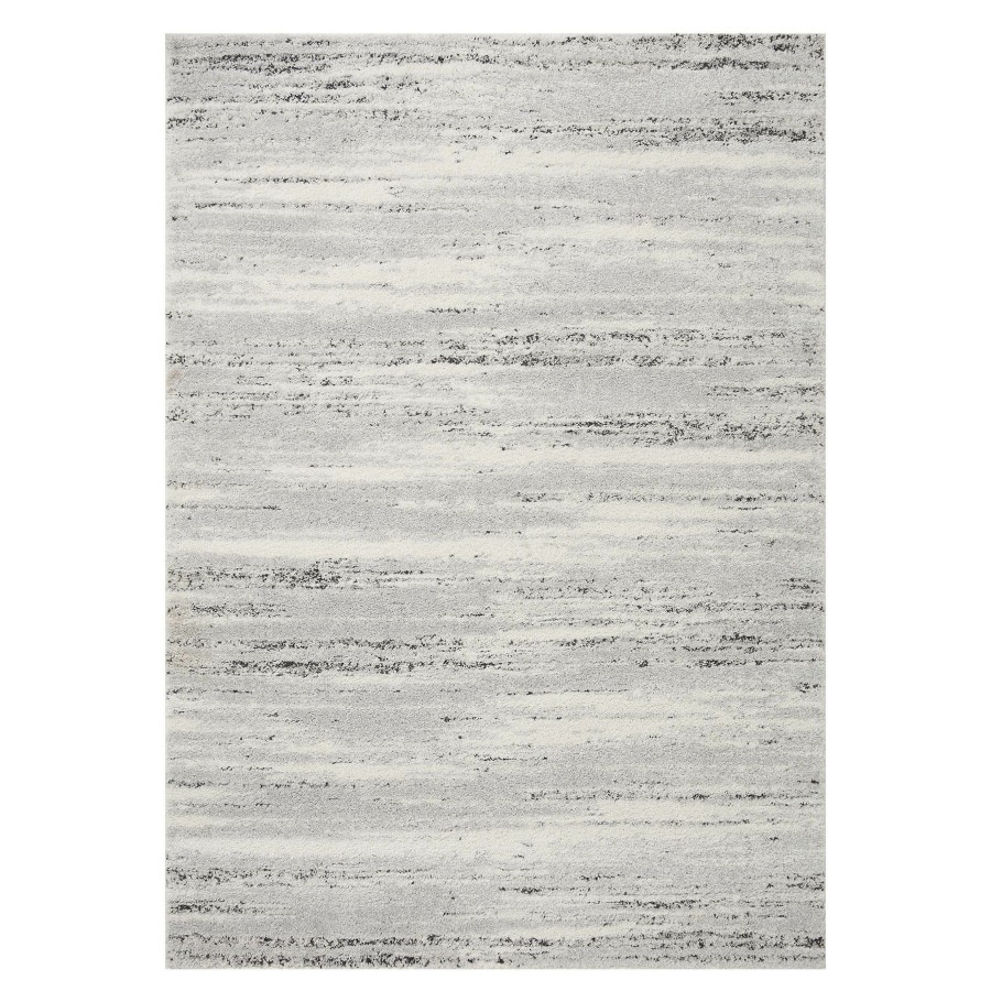 Rugs & Curtains * | Closeout Sale B808 Boulder Ivory/Grey Area Rug 5X7