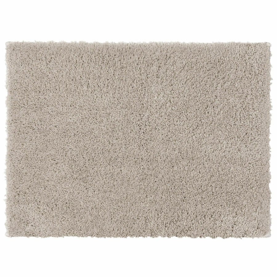 Rugs & Curtains * | Attractive Drylon Taupe Bathmat 20X34