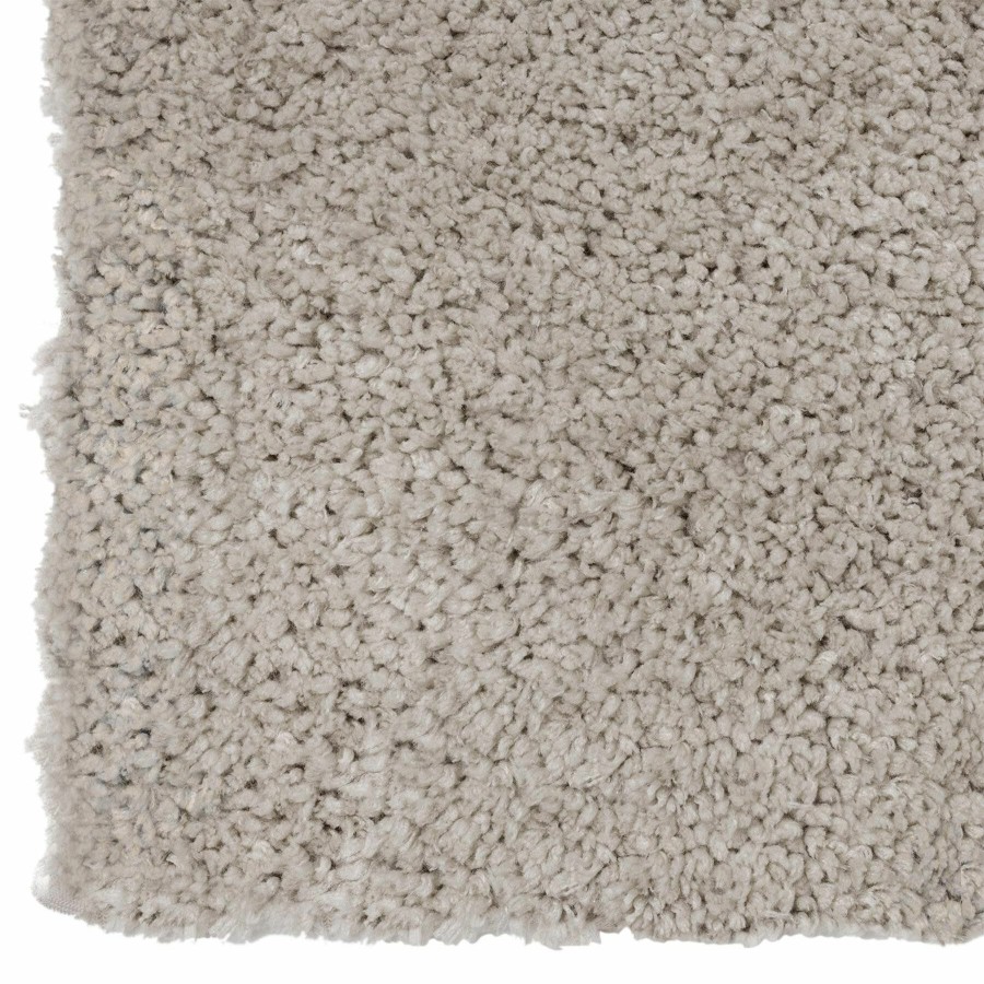 Rugs & Curtains * | Attractive Drylon Taupe Bathmat 20X34