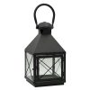 Home Accents * | Cheap Online Black Metal Lantern, 11