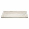 Home Accents * | Reliable Quality White Brush Wood Tray, 20 10