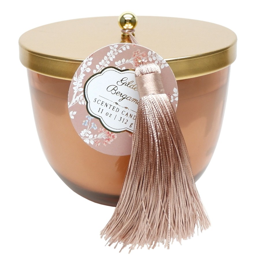 Candles & Home Fragrance * | Top Sellers Grace Mitchell Gilded Bergamot Scented Jar Candle, 11Oz