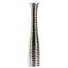 Home Accents * | Exclusive Silver Ribbed Ceramic Vase, 26