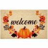 Rugs & Curtains * | Cheap Online Fall Pumpkin Welcome Coir Mat, 18 30