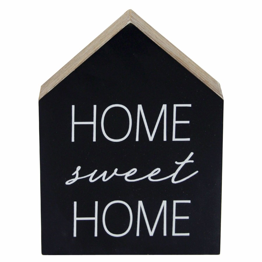 Home Accents * | Discount Sale Home Sweet Home Wooden Block Sign, 5 8