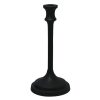 Home Accents * | Exclusive Black Metal Taper Candle Holder, 9.5