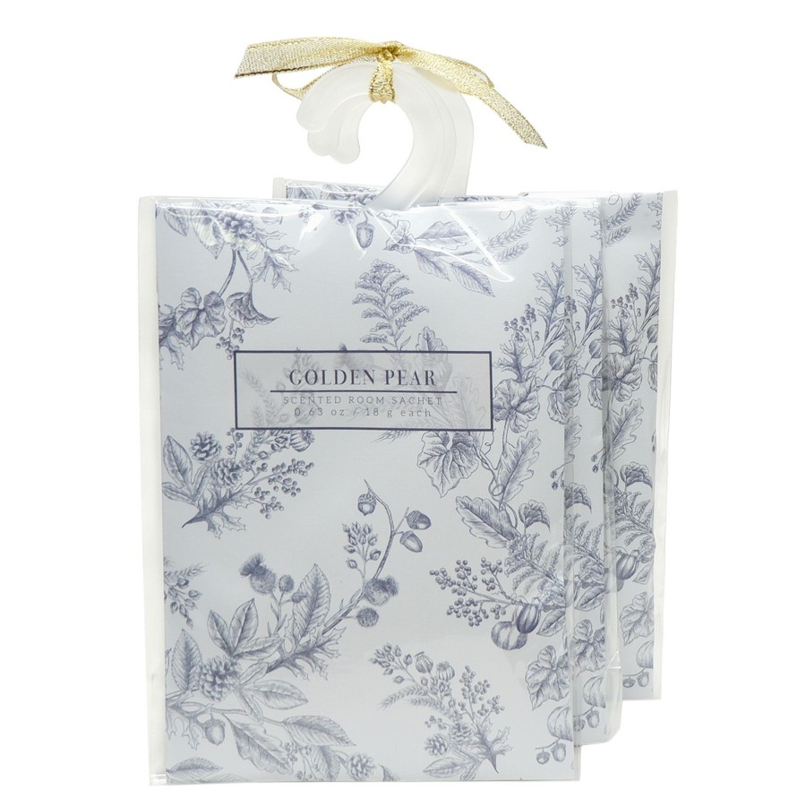 Candles & Home Fragrance * | Outlet Sale Grace Mitchell 3-Pack Golden Pear Scented Sachet