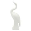 Home Accents * | Featured Tracey Boyd White Ceramic Crane Figurine, 12