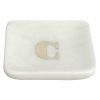 Home Accents * | Top Sellers Monogram Marbled Trinket Tray, C