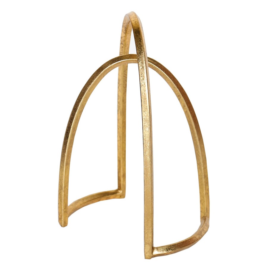 Home Accents * | Bargain Sale Gold Metal Abstract Table Decor, 11