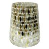 Home Accents * | Premium Gold Petal Mosaic Hurricane Candle Holder, 8