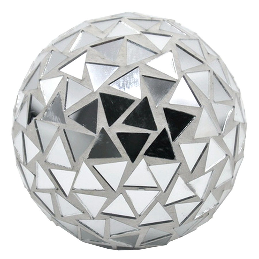 Home Accents * | Low Price Triangular Mosaic Mirror Ball, 4