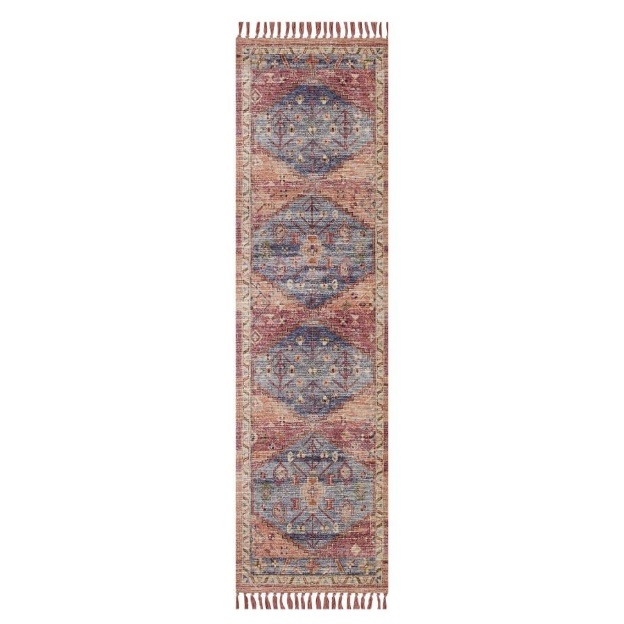 Rugs & Curtains * | Discount Sale (E337) Carlisle Vintage Medallion Outdoor Runner, 2 7