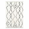 Rugs & Curtains * | Closeout Sale (C183) Imperial White Patterned Area Rug With Tassels, 8 10