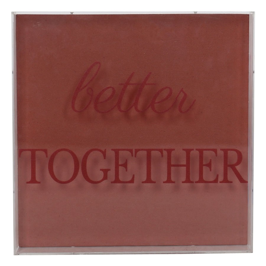 Home Accents * | Flash Sale Grace Mitchell Better Together Sign, 12