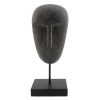 Home Accents * | Top Sellers Black Metal Mask, 16