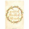 Candles & Home Fragrance * | Best Sellers Set Of 4 Grateful Thankful Blessed Sachet