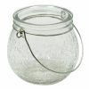 Home Accents * | Original Clear Crackle Glass Votive Mini Lantern, 4