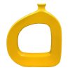 Home Accents * | Clearance Sale Riley Yellow Open Ceramic Vase, 9