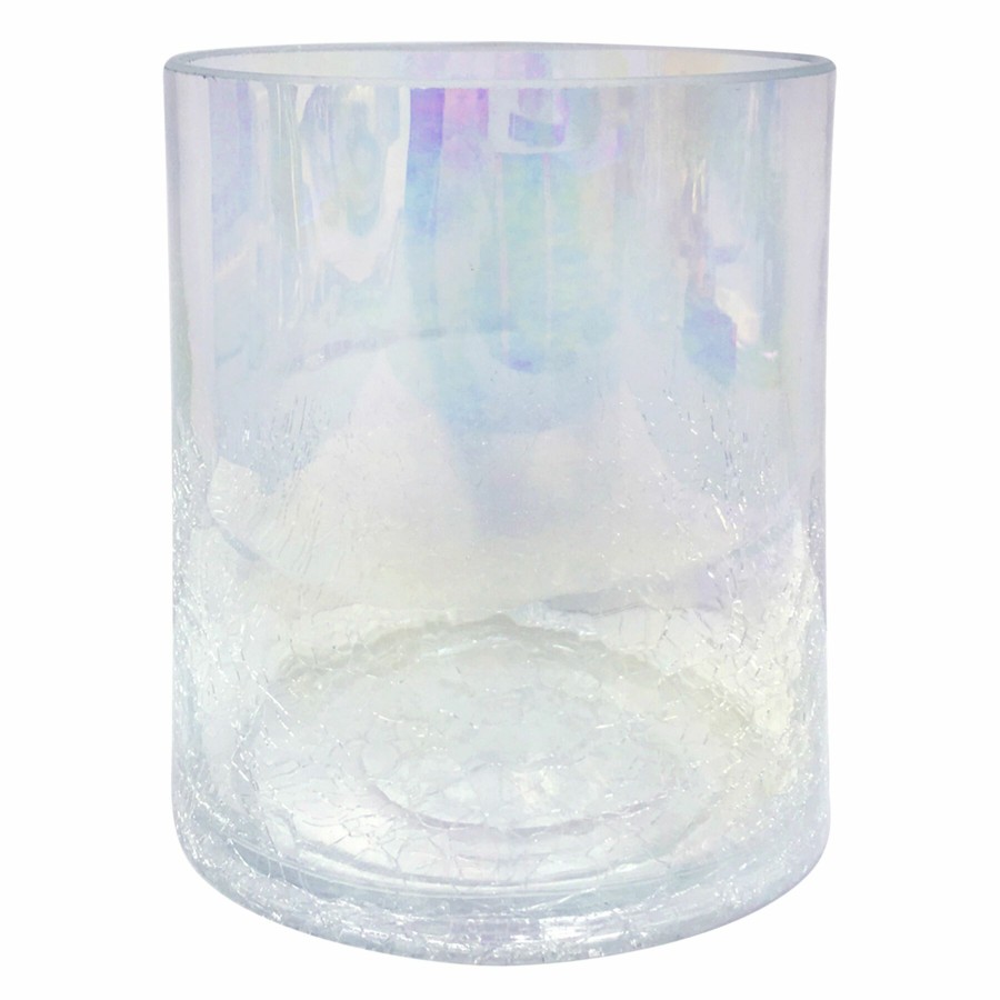 Home Accents * | Closeout Sale Clear Glass Pillar Candle Holder, 5