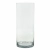 Home Accents * | Exclusive Design Clear Glass Cylinder Vase, 12