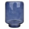 Home Accents * | Clearance Sale Laila Ali Clear Blue Glass Vase, 5