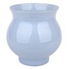 Home Accents * | Clearance Sale Blue Milk Glass Vase, 7