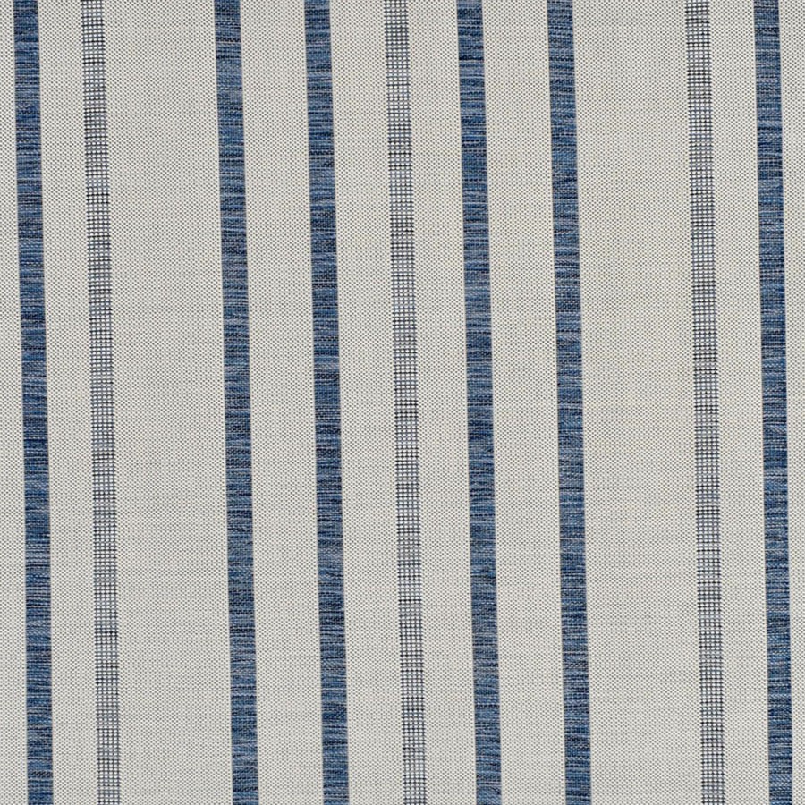 Rugs & Curtains * | Exclusive (E284) Honeybloom Ivory & Blue Nautical Striped Sisal Indoor & Outdoor Area Runner, 2 7