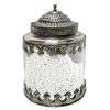 Home Accents * | Exclusive Design Silver Antique Mercury Jar, 8.5