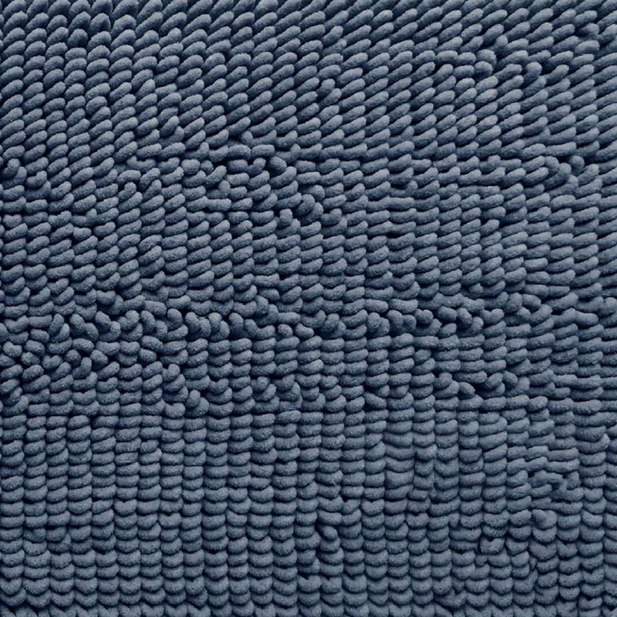 Rugs & Curtains * | Closeout Sale Alyssa Blue Bath Mat 20X30