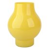 Home Accents * | Cheap Online Tracey Boyd Yellow Glass Vase, 9