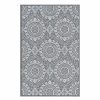 Rugs & Curtains * | Discount Sale (D375) Grey Medallion & Geometric Patterned Accent Rug, 3 4