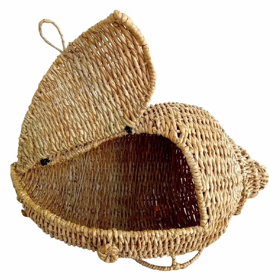 Home Accents * | Low Price Woven Seashell Basket, 10.5