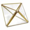 Home Accents * | Original Gold Glass Terrarium, 3.5