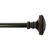 Rugs & Curtains * | Attractive Wilson Square 28 -48 Adjustable 3/4 Diameter Curtain Rod, Bronze Finish