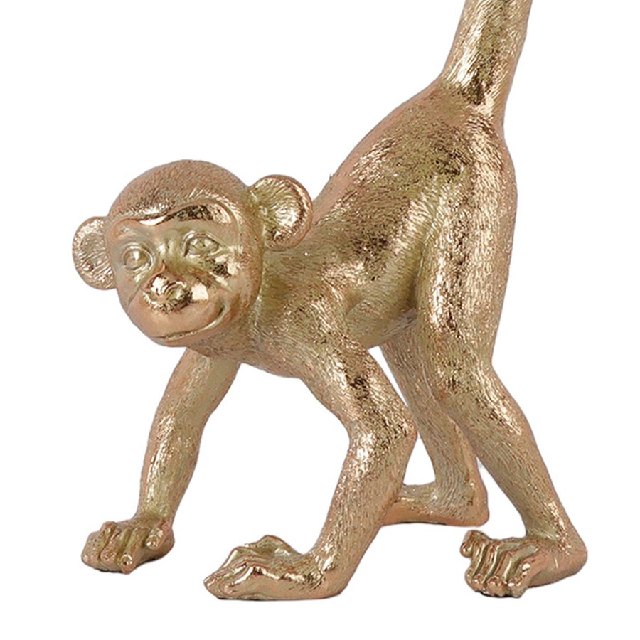 Home Accents * | Exclusive Design Metallic Monkey Decor, 17.5