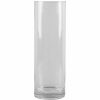 Home Accents * | Exquisite Gifts Clear Glass Cylinder Vase, 14