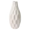 Home Accents * | Featured White Textured Vase, 15