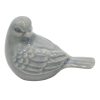 Home Accents * | Reliable Quality Grey Ceramic Bird, 4